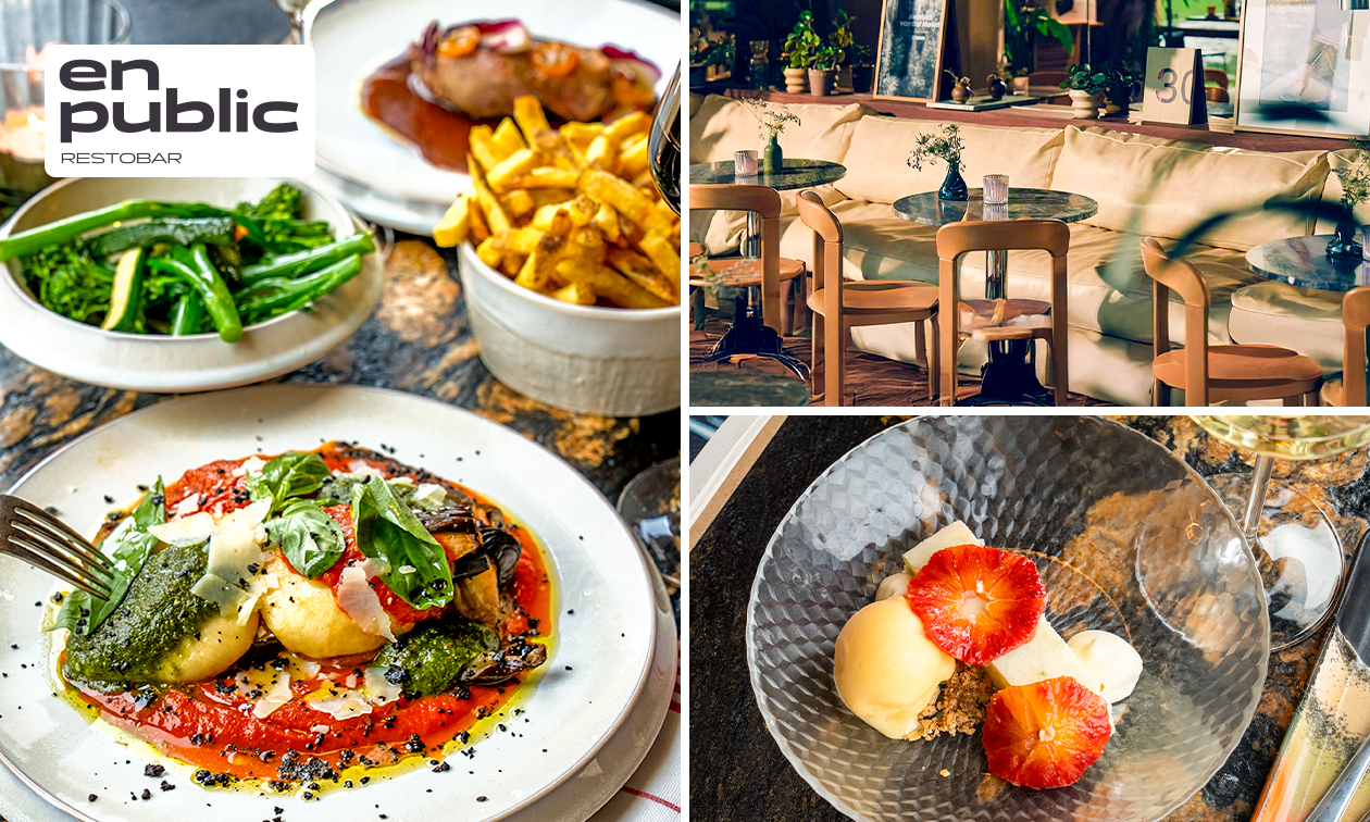 3-gangendiner à la carte bij En Public