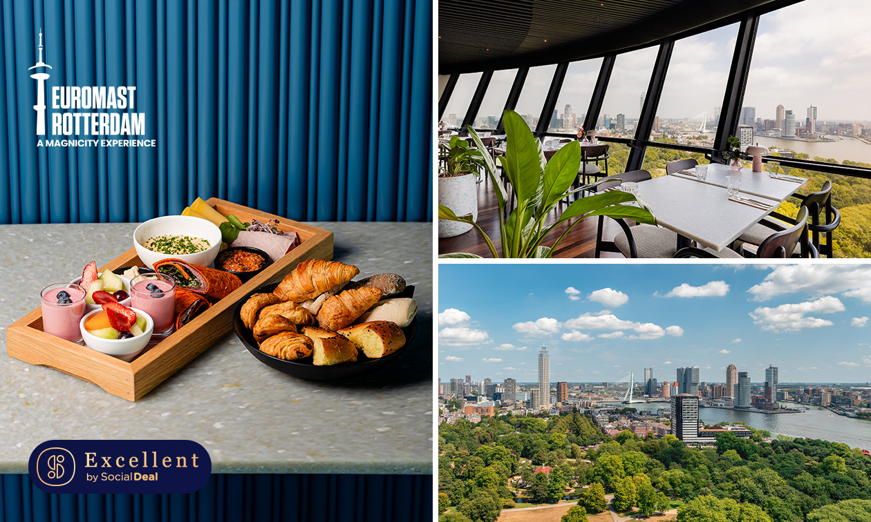 Ontbijt + koffie, thee en jus d'orange + entree bij Euromast