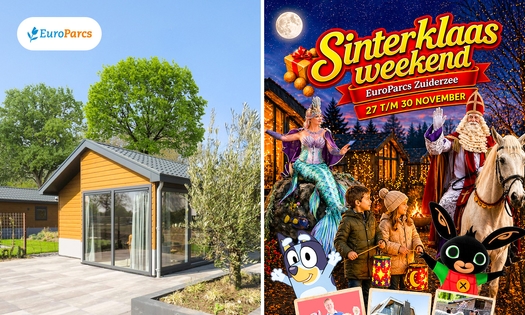 Wochenende oder Wochenmitte (2 bis 12 Pers.) bei EuroParcs