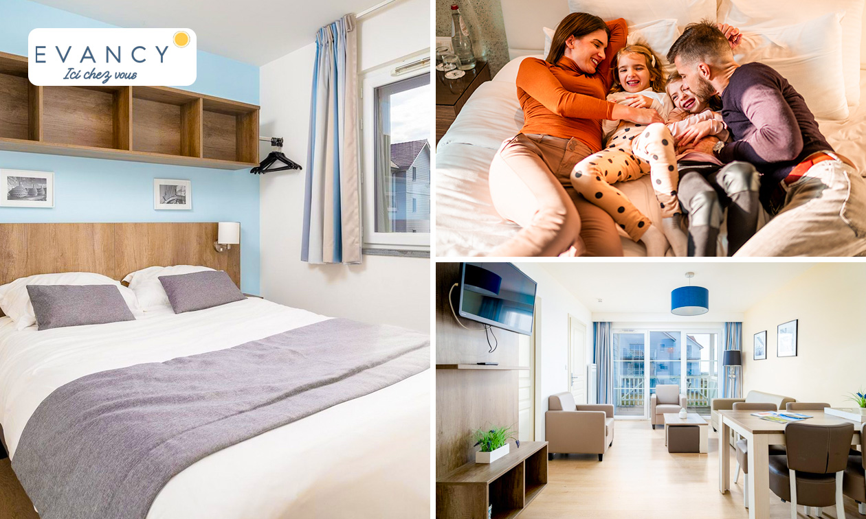 2 Übernachtungen für 2 oder der Familie + Frühstück + Late Check-out an der Opalküste