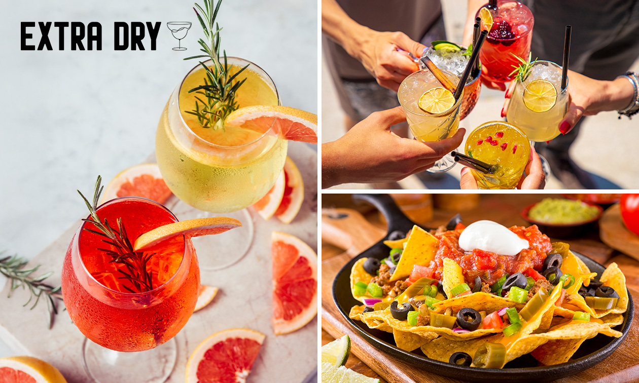 Nachos + 2 Dips + 2 Cocktails nach Wahl in Bonn