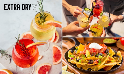 2 Cocktails nach Wahl inkl. Nachos + 2 Dips in Bonn