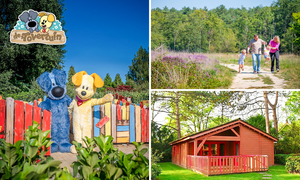 Wochenmitte oder Wochenende für 6 Personen im Familienresort De Tovertuin