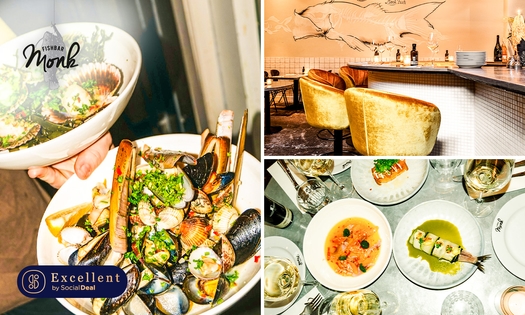 'Luxe Mixed Seafood Platter' of 'Chef's Table'-diner bij Fishbar Monk