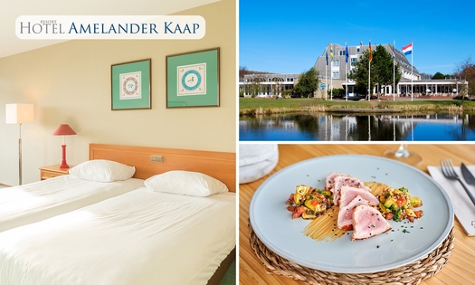 Übernachtung(en) für 2 + Frühstück + 2-Gänge-Menü à la carte auf Ameland