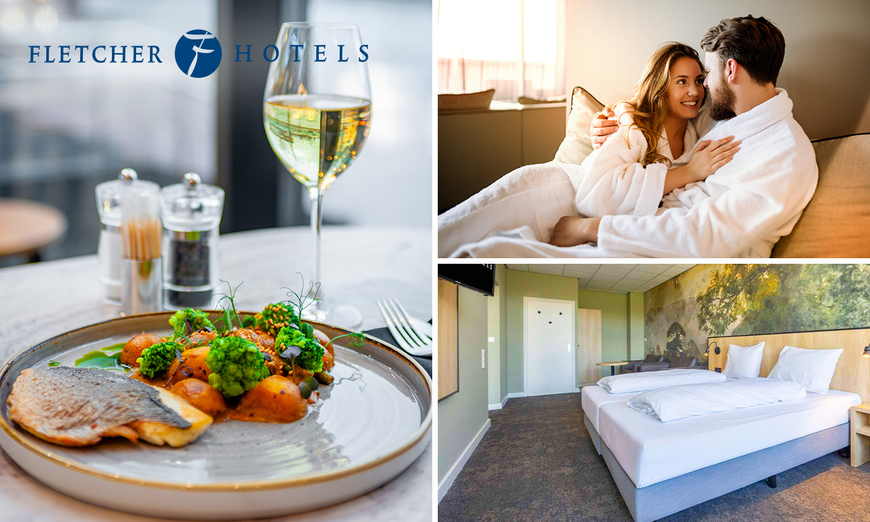 Übernachtung(en) für 2 + Frühstück + Hauptgericht nach Wahl vom Fletcher-Menü
