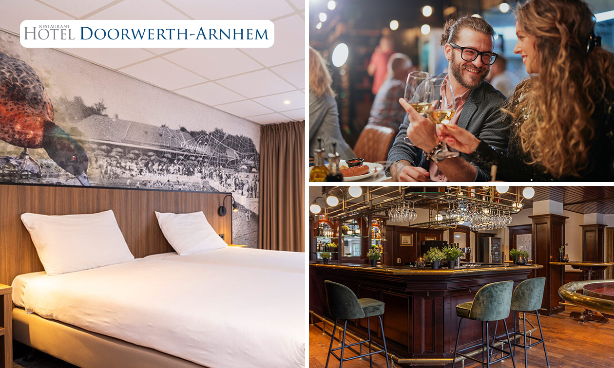 Übernachtung(en) für 2 + Frühstück + Hauptgericht à la carte in Doorwerth