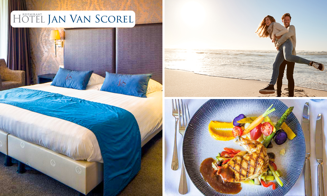 Übernachtung(en) für 2 + Frühstück + Hauptgericht in der Nähe der Schoorl-Dünen