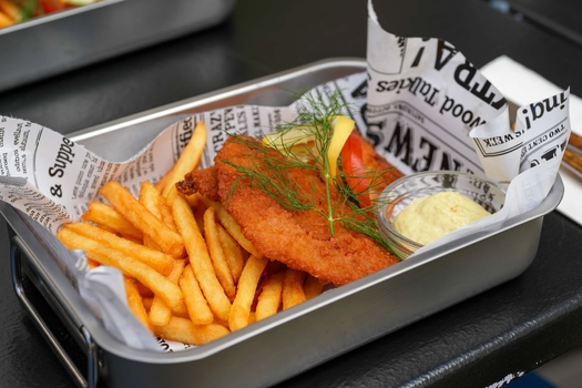 Fish 'n' chips eller rødspætte