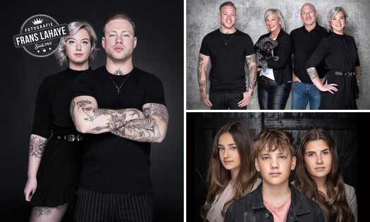 Fotoshoot (1-20 personen) + mini-album met 6 foto's