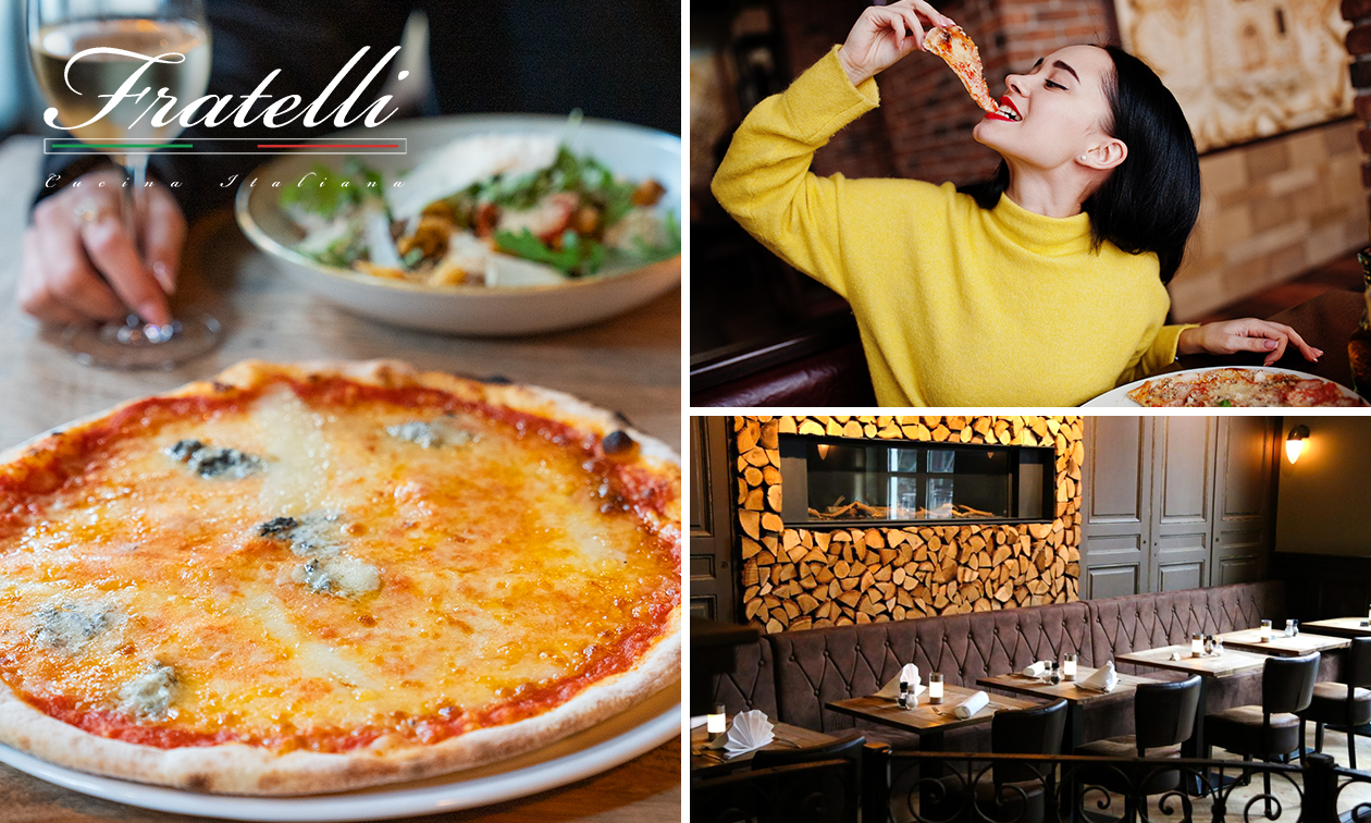Italiaanse 2-gangen keuzelunch bij Fratelli Pijnacker Italiaanse 2-gangen keuzelunch bij Fratelli Pijnacker