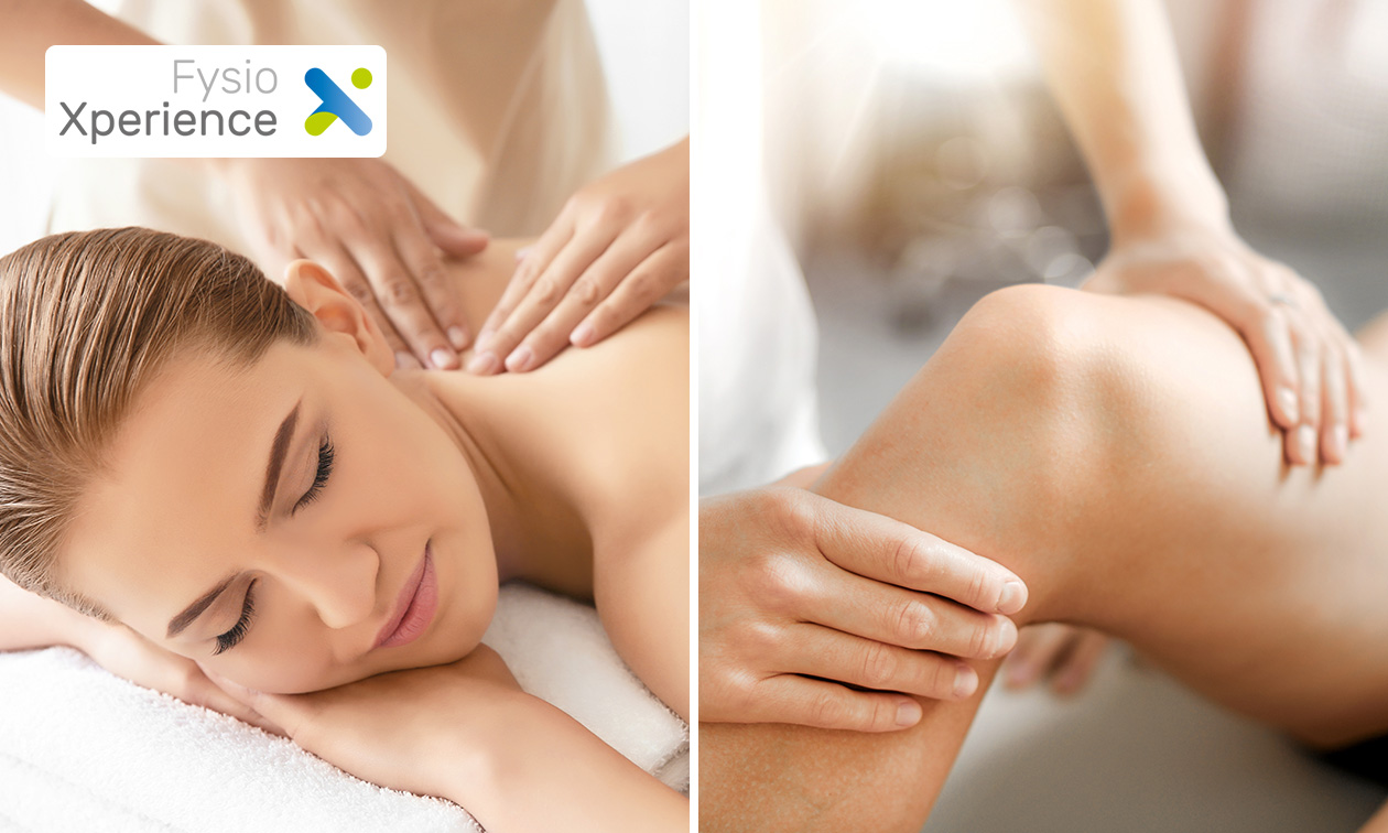 Massage naar keuze bij FysioXperience (30, 60 of 90 min)