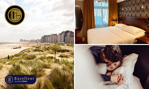 Overnachting voor 2 aan zee + ontbijt + casino
