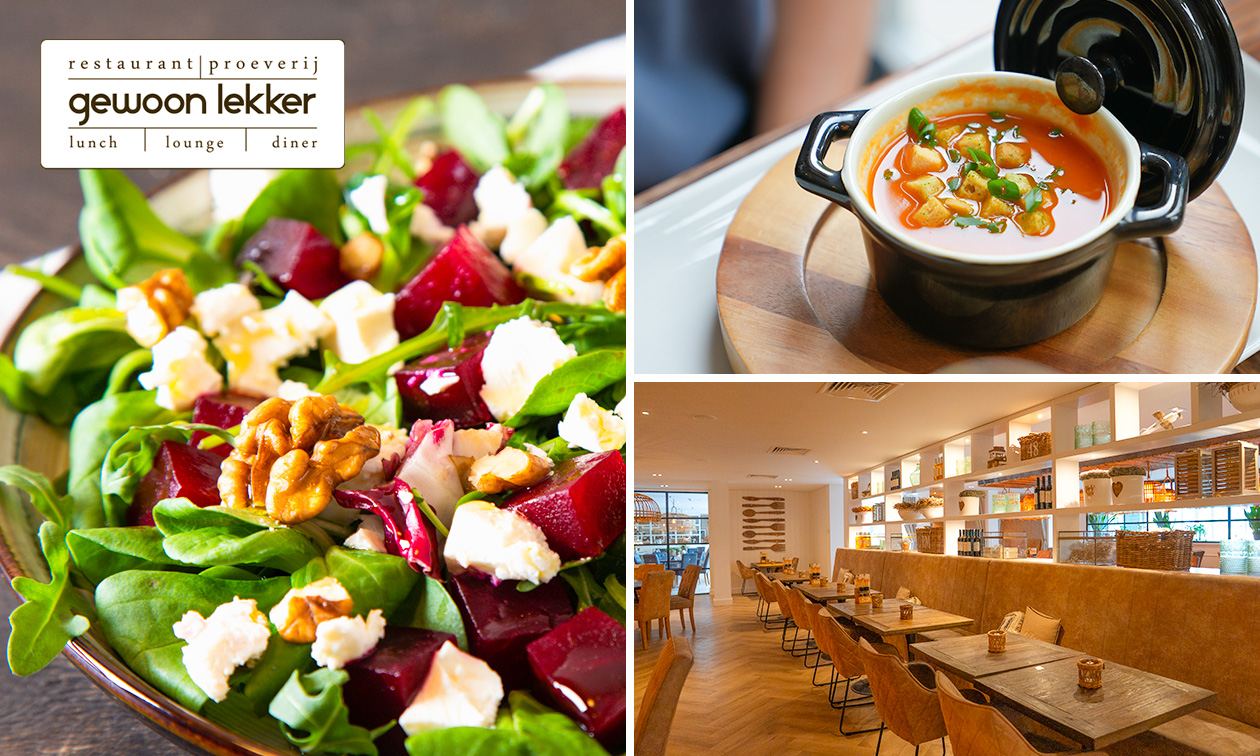 2-gangenlunch bij Gewoon Lekker