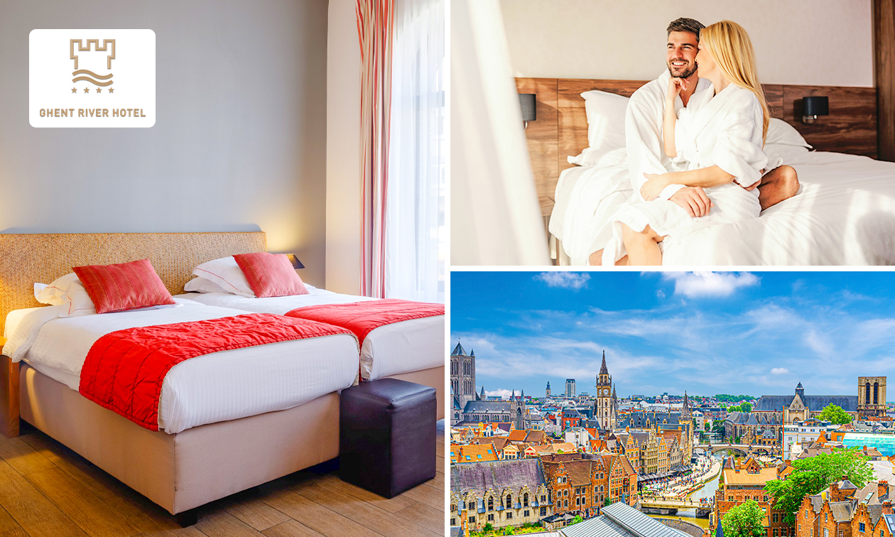 1 oder 2 Übernachtung(en) für 2 + Frühstück + Late Check-out + mehr im Herzen von Gent
