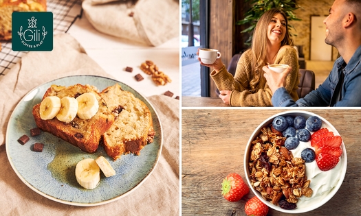Frühstück oder Bananenbrot To-go inkl. Heißgetränk