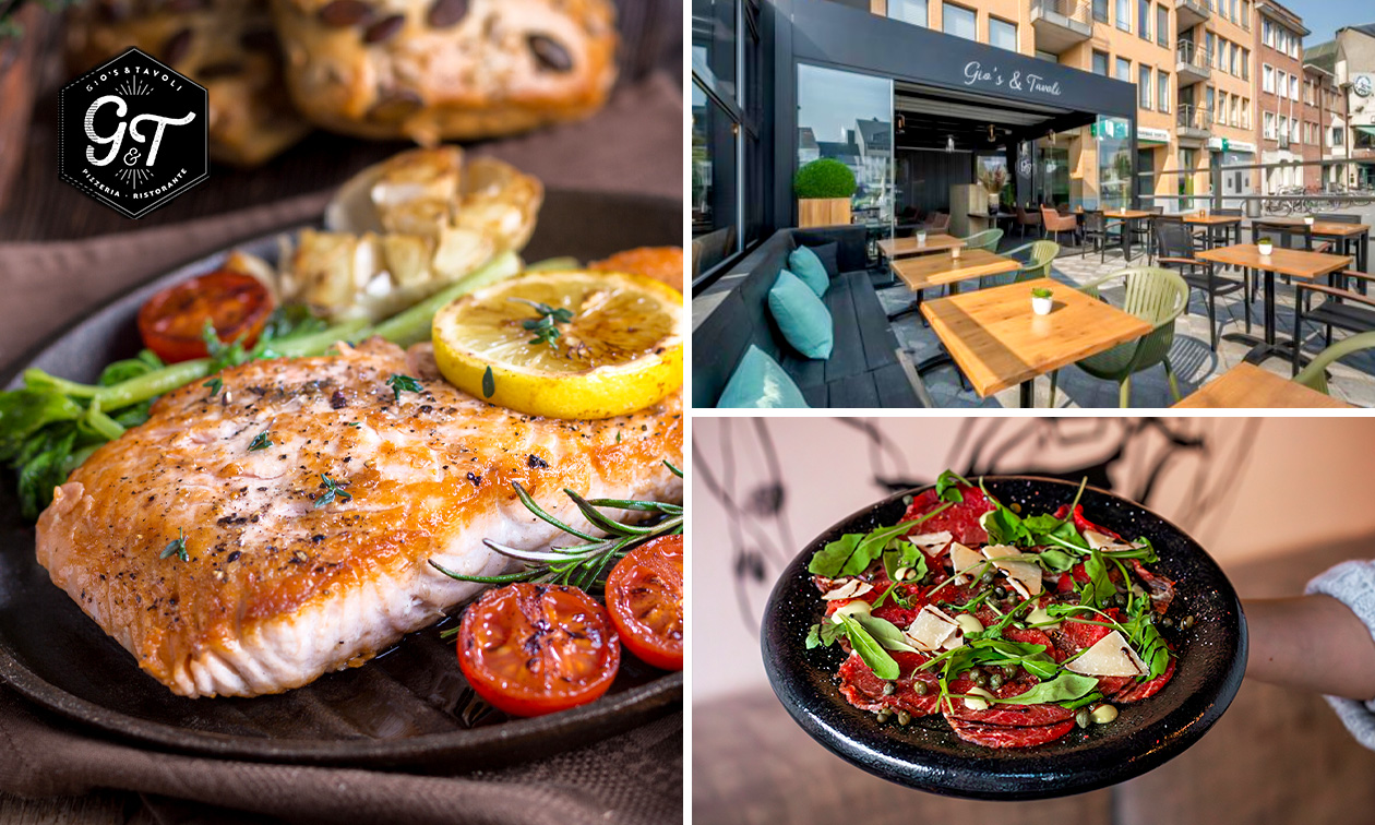 2- of 3-gangen keuzelunch bij Gio's & Tavoli