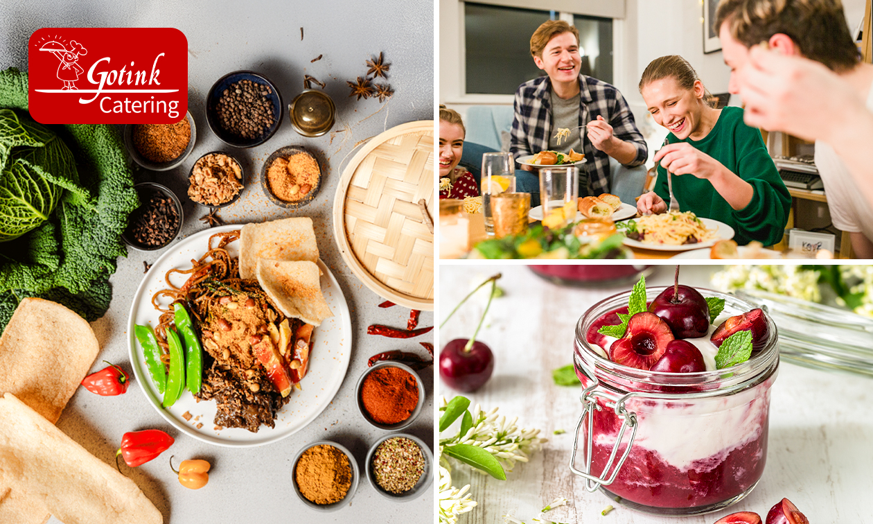 3 verse maaltijden + 3 toetjes voor thuisbezorgd