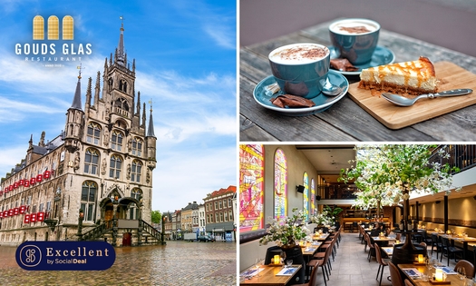 Standswandeling + koffie met gebak + 2-gangenlunch bij Gouds Glas