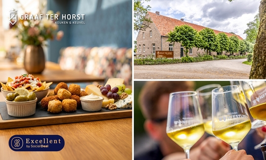 Luxuriöse Häppchenplatte + Glas Wein oder Spezialbier bei Graaf ter Horst
