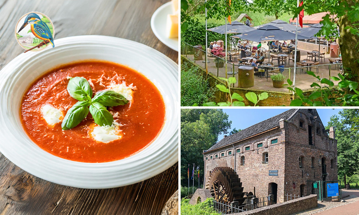 2-gangenlunch à la carte bij Graanbranderij De IJsvogel