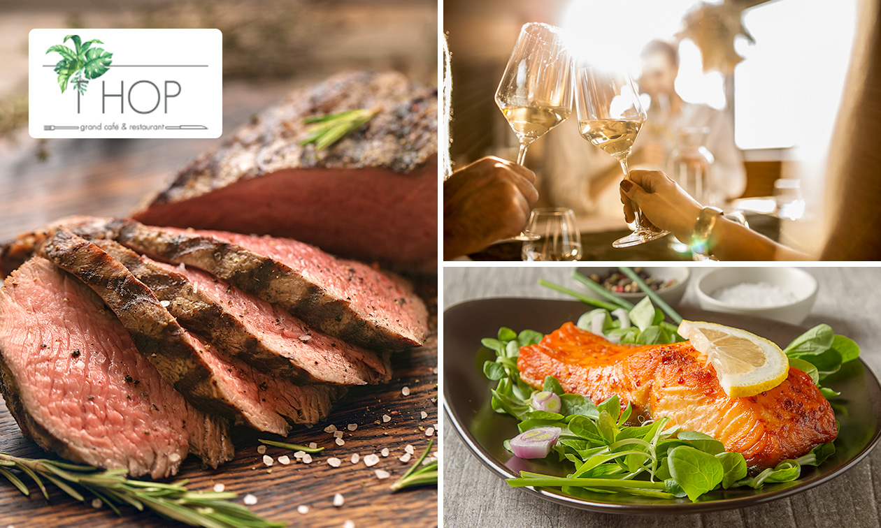 2-gangen keuzediner bij Grand Café & Restaurant 't Hop