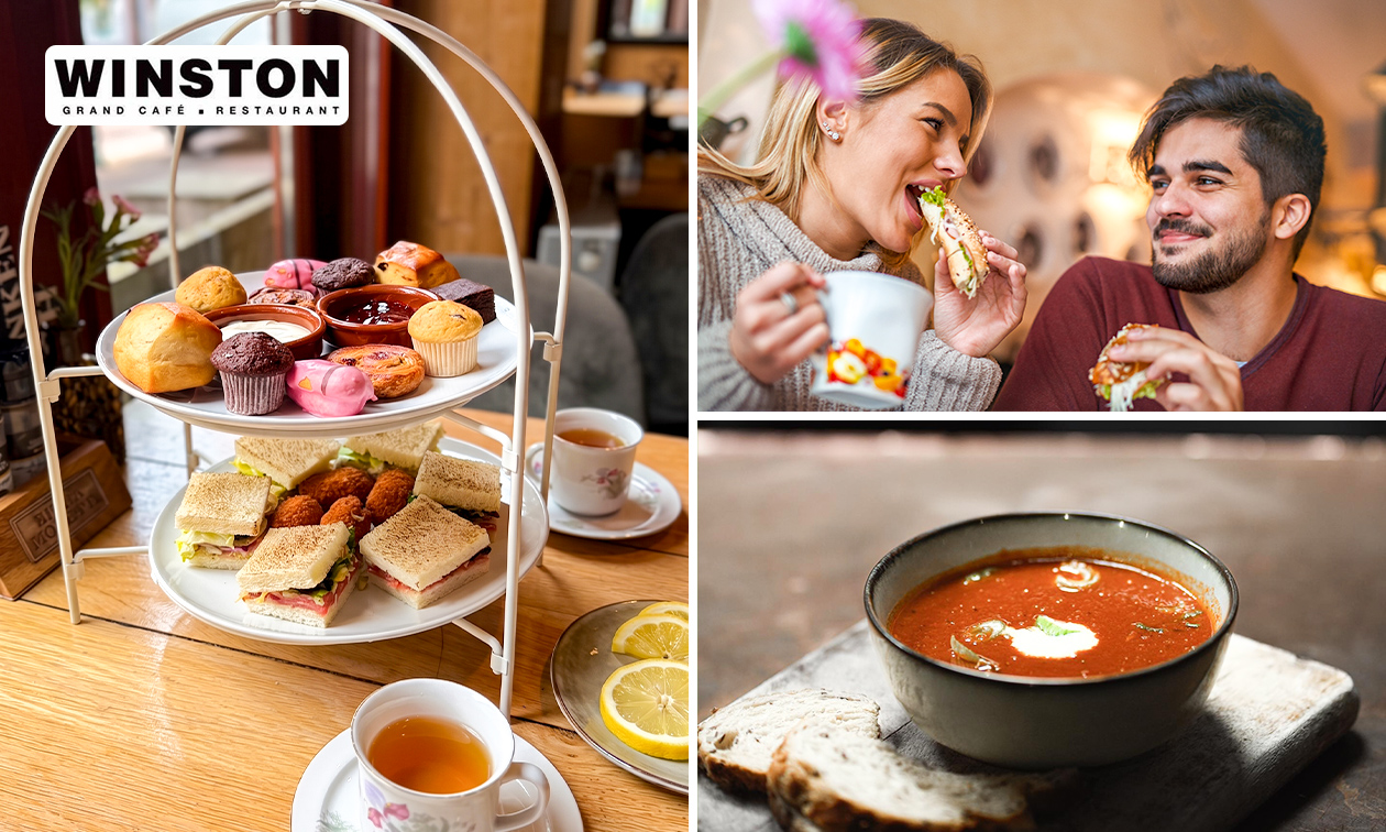 High tea bij Grand Café Winston