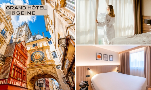 Nuit pour 2 + petit-déjeuner + cocktails de bienvenue + check-out tardif à Rouen