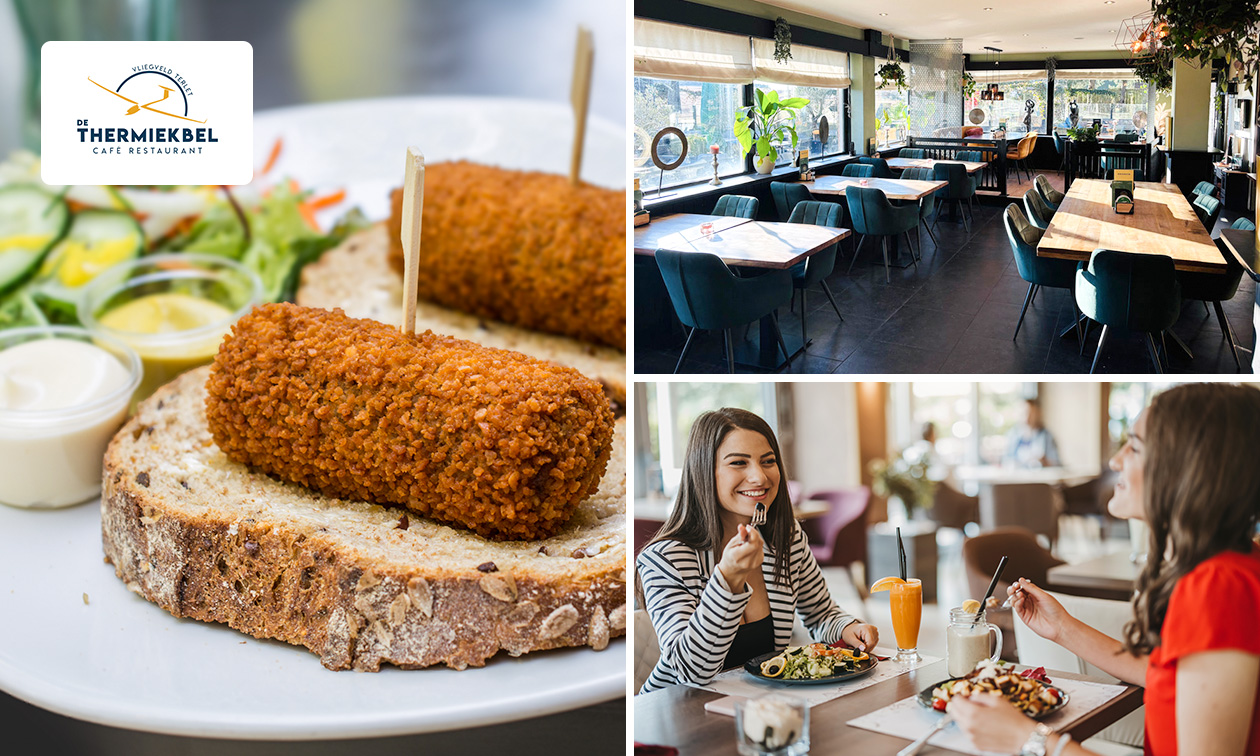 2-gangen keuzelunch bij Grandcafé De Thermiekbel