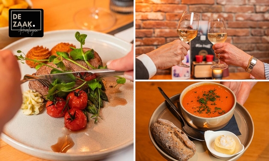 3-gangen keuzediner bij Grandcafé De Zaak