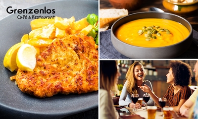 4-Gänge-Schnitzel-Menü bei Grenzenlos