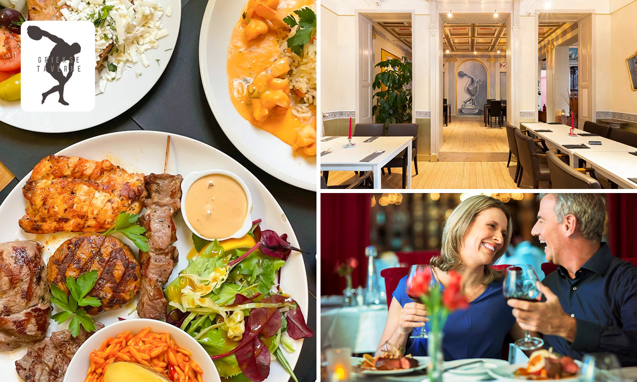 Grieks 3-gangen keuzediner bij Griekse Taverne in hartje Antwerpen