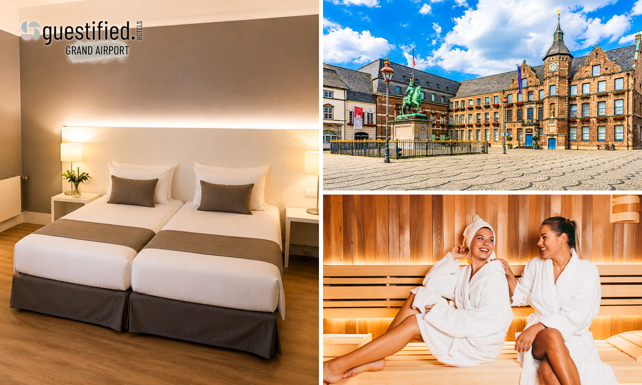 Übernachtung für 2 + Frühstück + Sauna + Fitness + Late Check-out in Düsseldorf