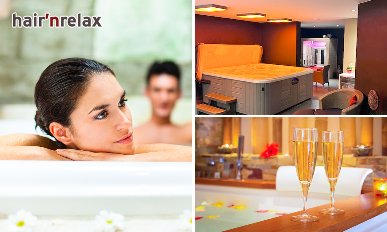 Privéwellness voor 2 personen (3 uur) + fles bubbels