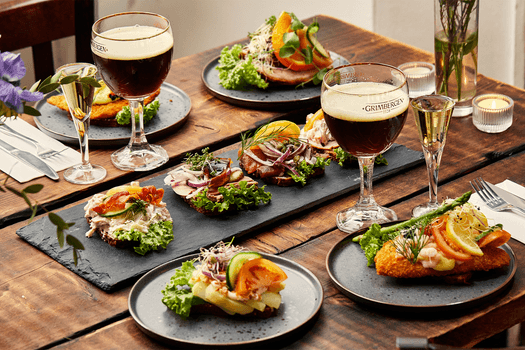 Ad libitum smørrebrød på Klaptræet