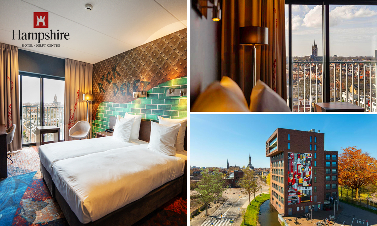 Übernachtung für 2 + Early Check-in + Frühstücksbuffet in Delft