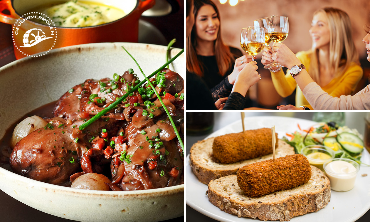 2-gangen keuzelunch of 2-gangen keuzediner bij Herberg De Geulhemermolen