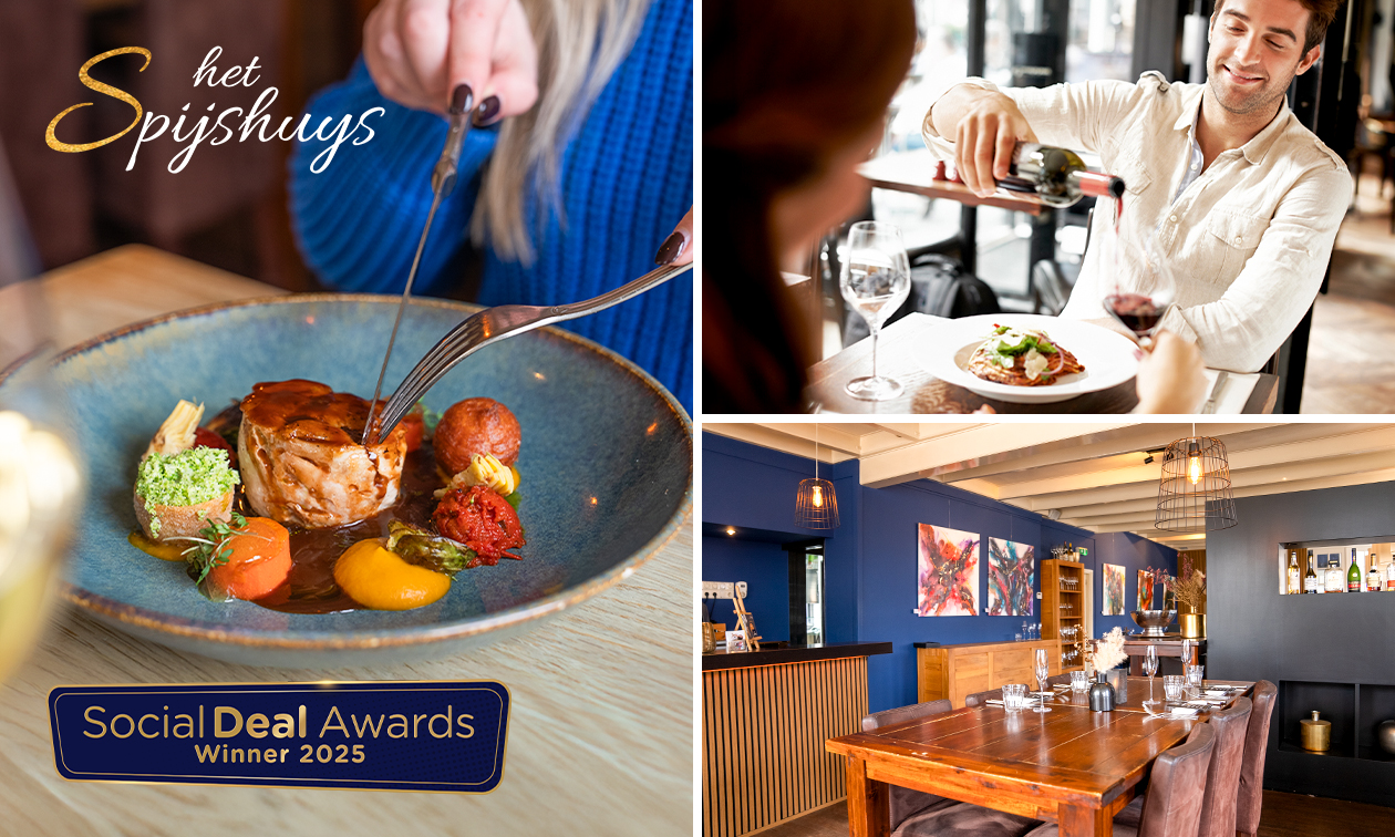 4- of 6-gangendiner van de chef + amuses bij Het Spijshuys