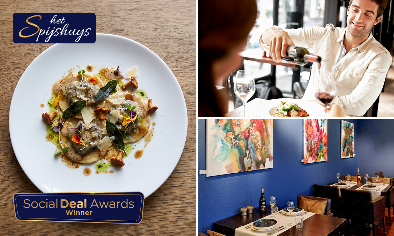 3-gangen seizoenslunch + amuse + koffie/thee bij Het Spijshuys
