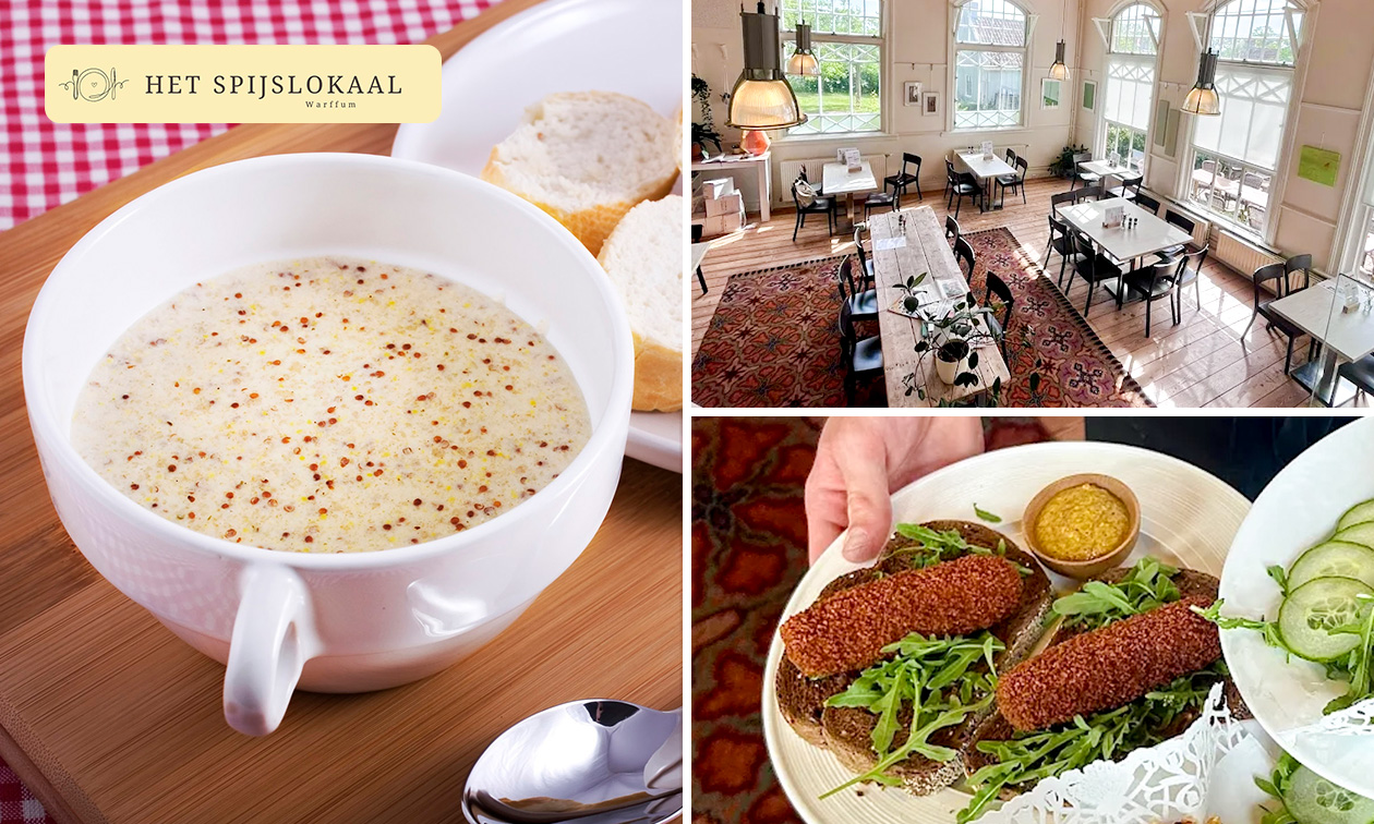 2-gangen keuzelunch bij Het Spijslokaal