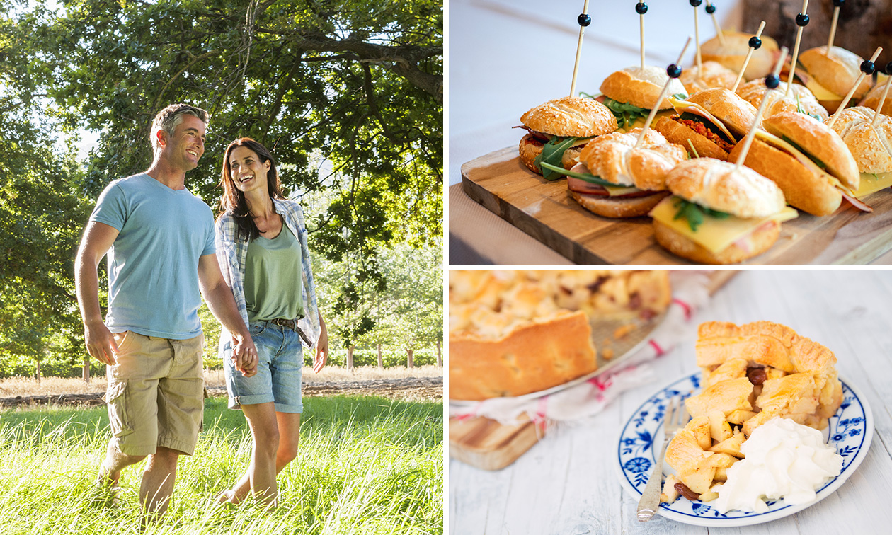 Wandel- of fietsarrangement + drankje + gebak + lunchplank bij Het Waldhoorn