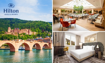 Übernachtung(en) für 2 + Frühstück im Hilton Heidelberg