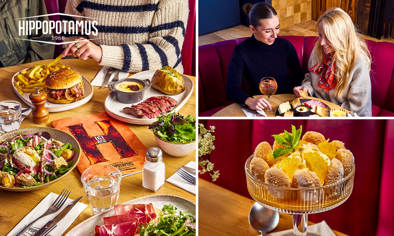 Menu en 2 ou 3 services au choix près de Lille