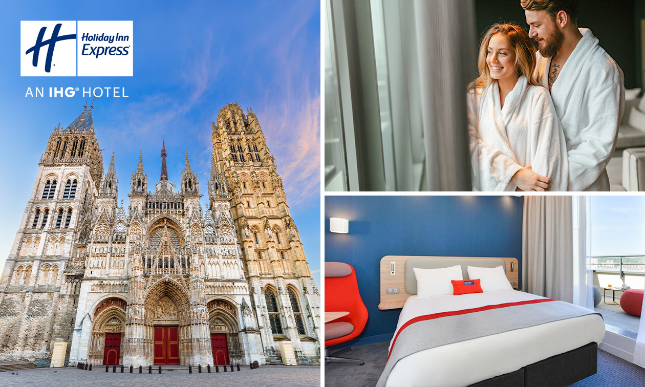 Übernachtung für 2 + Frühstück + Willkommensgetränk in Rouen