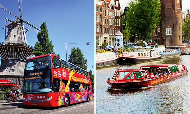 Amsterdam Hop on - Hop Off Bus oder Boot