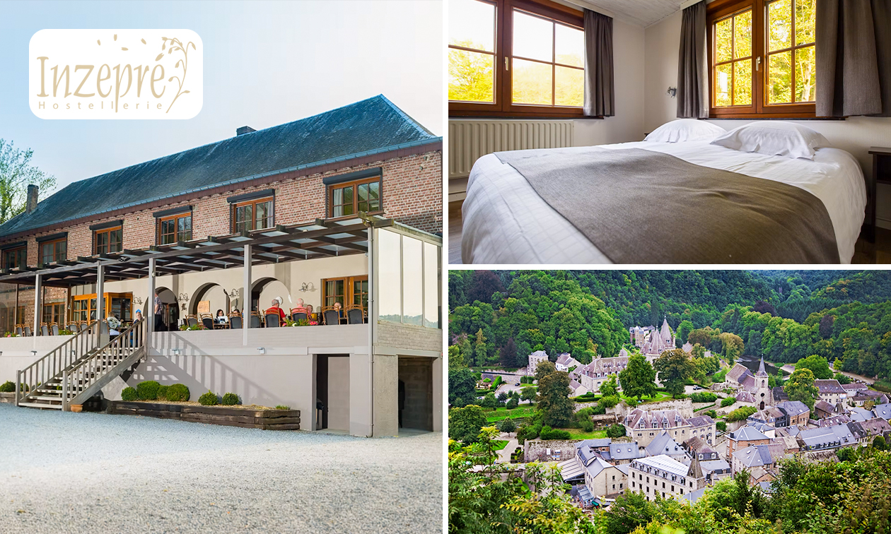 Übernachtung für 2 + Frühstück in der Hostellerie d'Inzepré