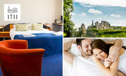 Overnachting voor 2 + ontbijt + late check-out in Valkenburg