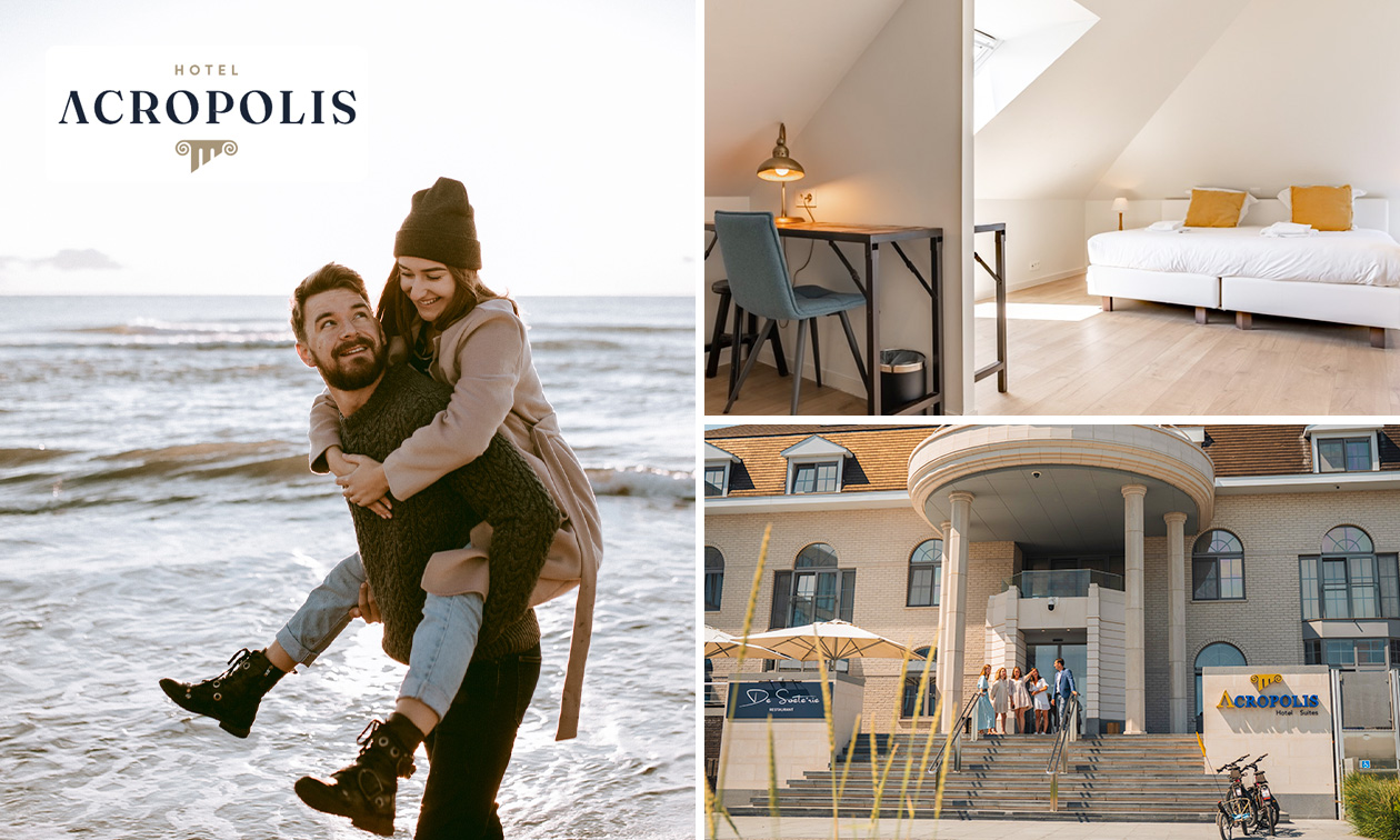 Übernachtung(en) für 2 + Frühstück + Late Check-out + Parken + mehr in Middelkerke