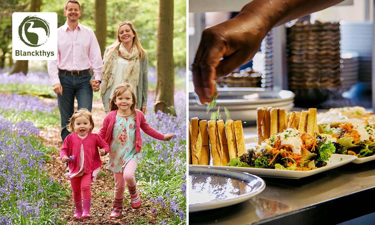 Umfangreiches Wanderarrangement mit Kaffee/Tee + herzhaften und süßen Leckereien