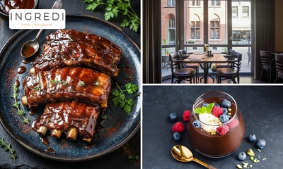 2-gangen keuzediner bij Brasserie Ingredi